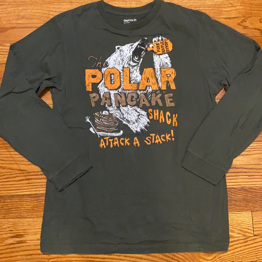 Gap kids Polar Bear pancake shirt xxl